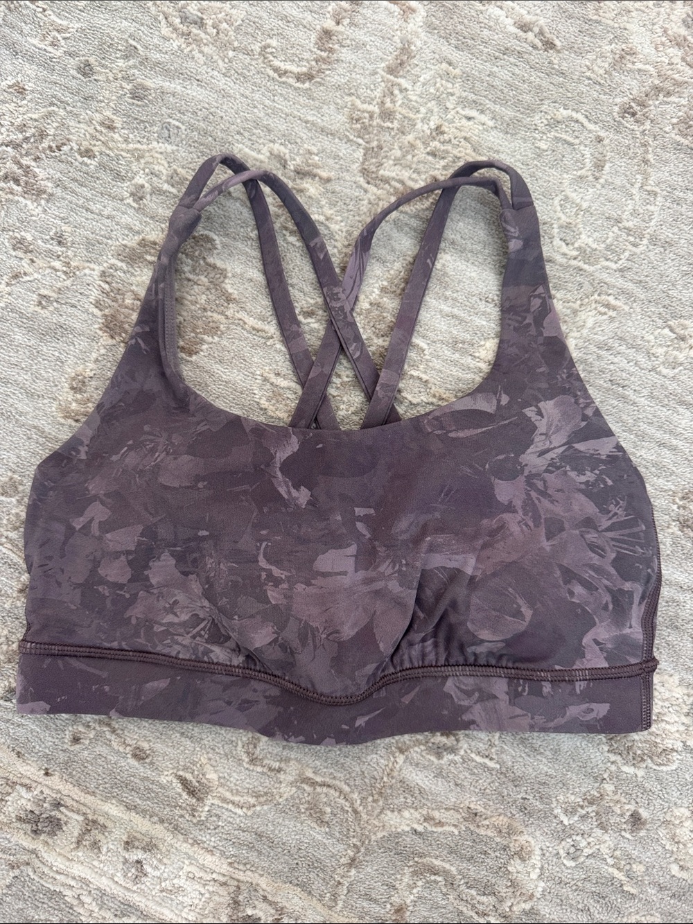 Lululemon Energy Sports Bra - Purple Floral